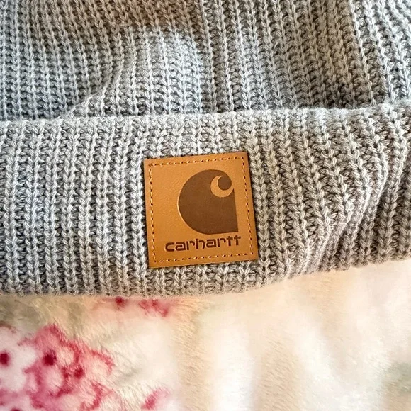 Carhartt Beanie with Faux Fur Pom - Picture 2 of 6